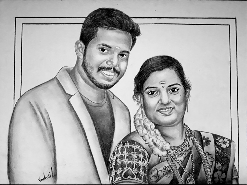 Portrait Painting Gifts in Madurai