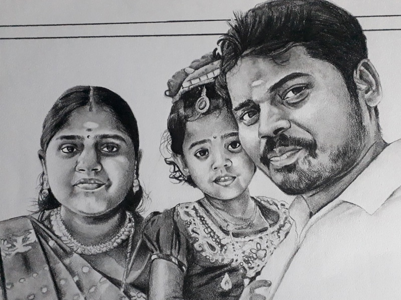 Pencil Drawing Madurai